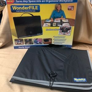 WonderFILE Portable workstation. New. Black.
